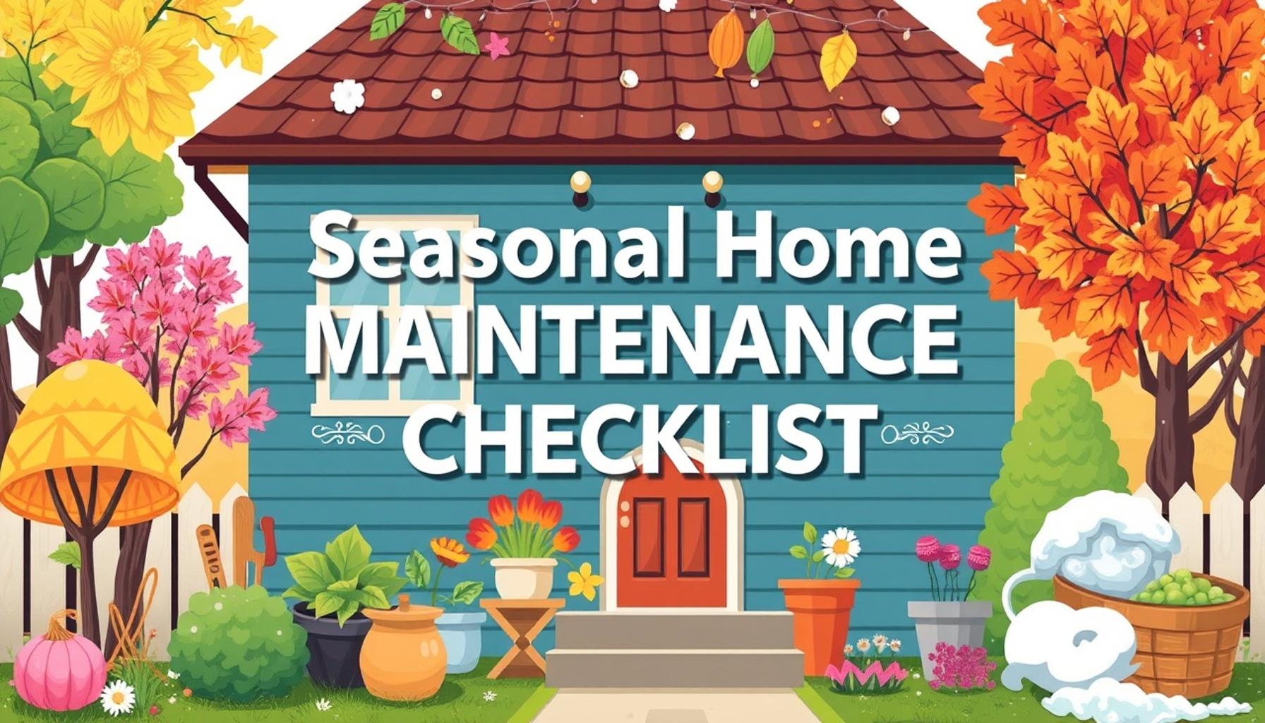 Seasonal Home Maintenance Checklist: Preparing Your Home for Each Season