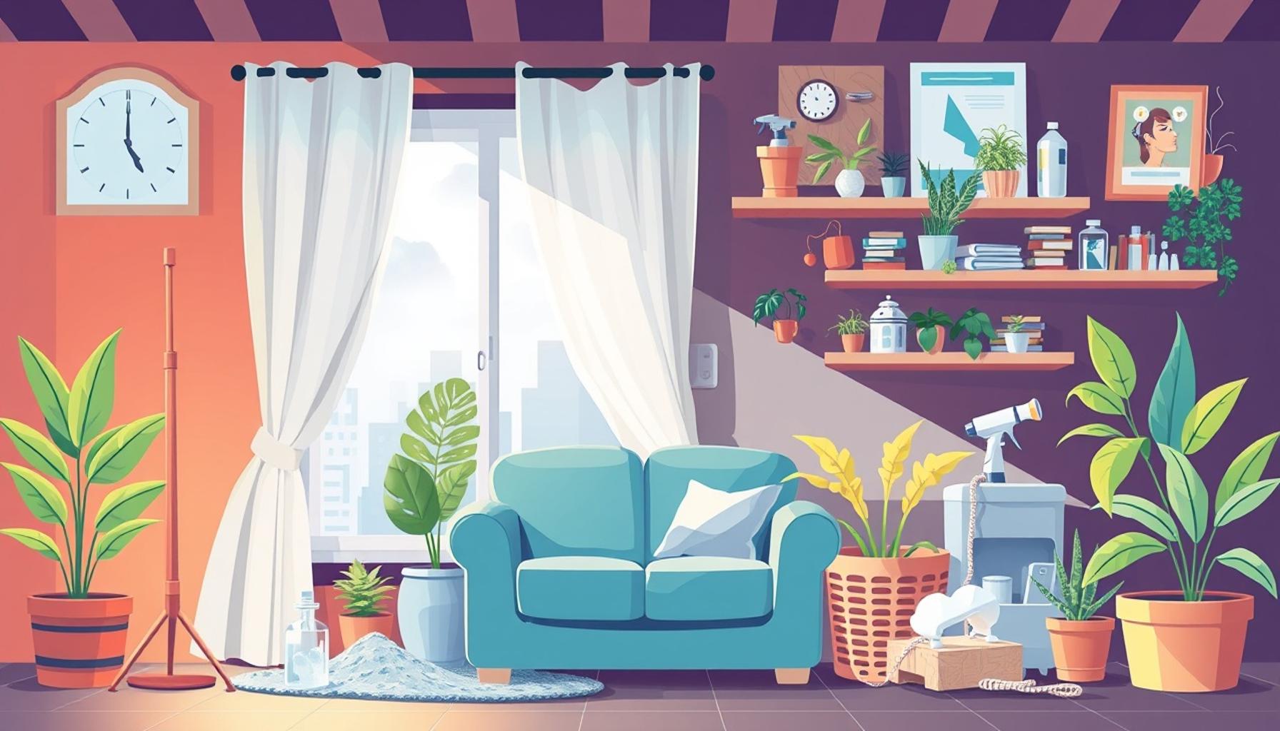 The importance of steam cleaning techniques for efficiently disinfecting and sanitizing the home.