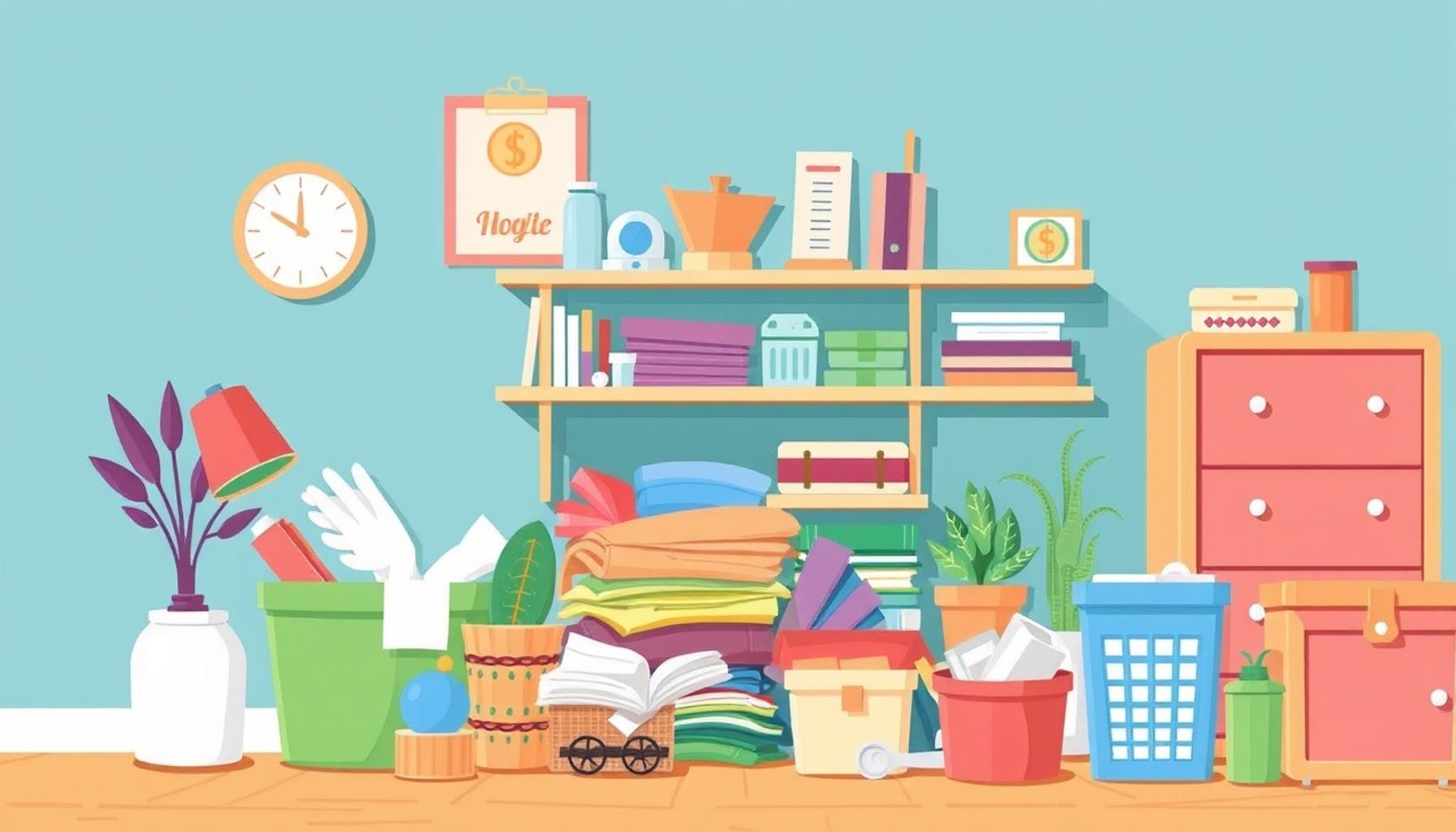 Creating a Decluttering Strategy to Enhance Home Efficiency
