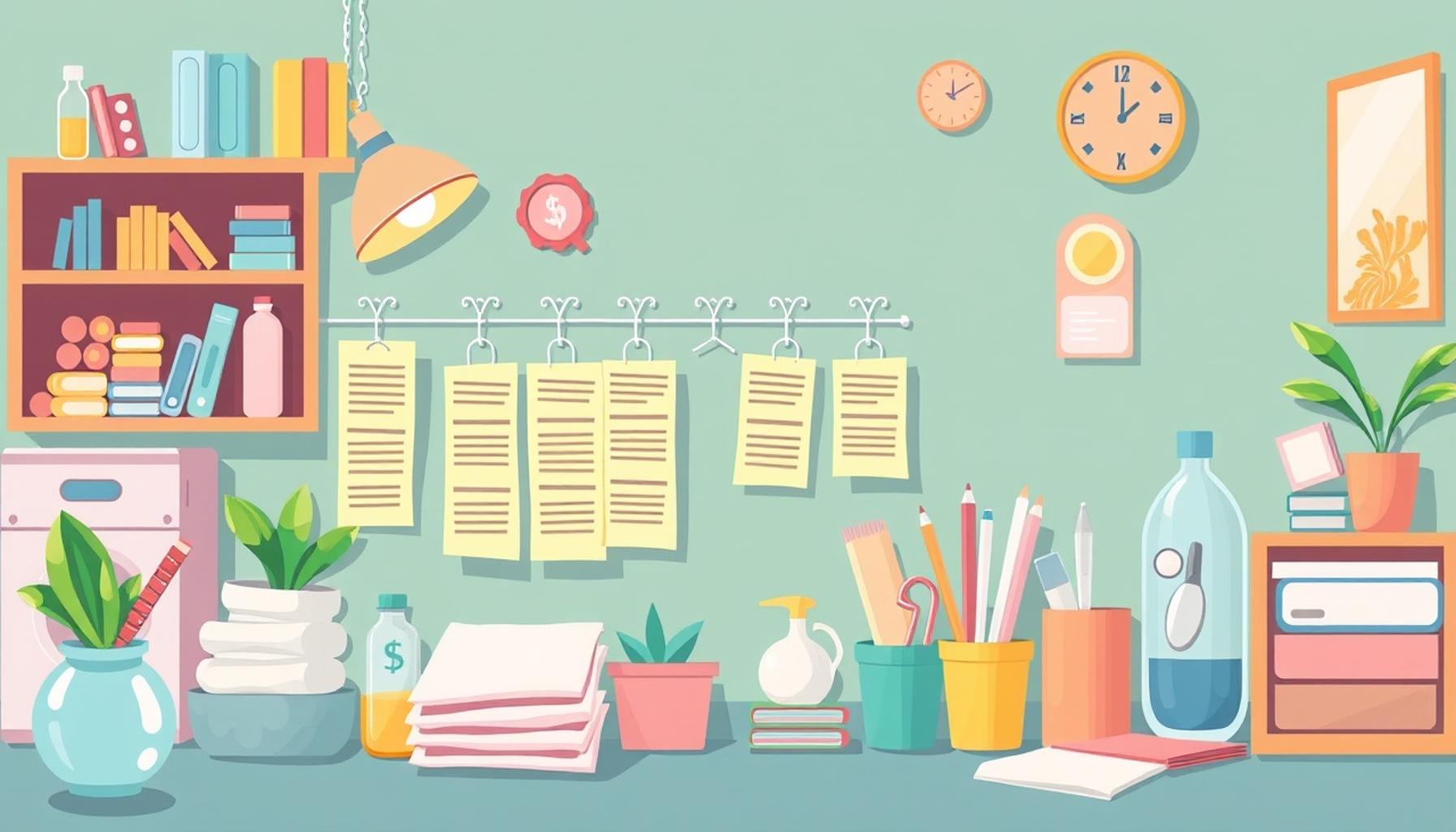 How to Create a Weekly Cleaning Schedule to Optimize Your Time and Keep Your Home Organized