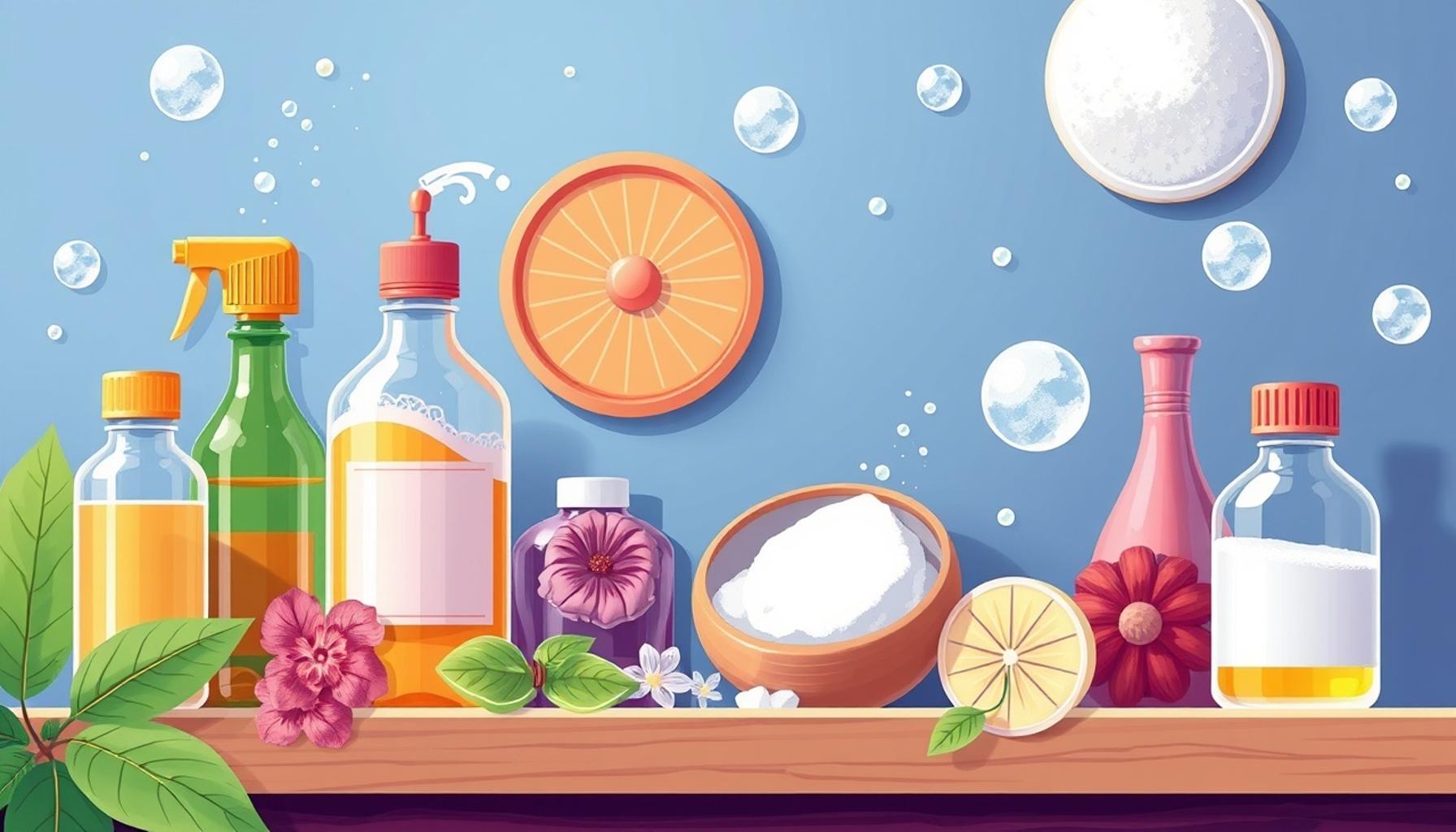 Using vinegar and baking soda: eco-friendly solutions for effective household cleaning