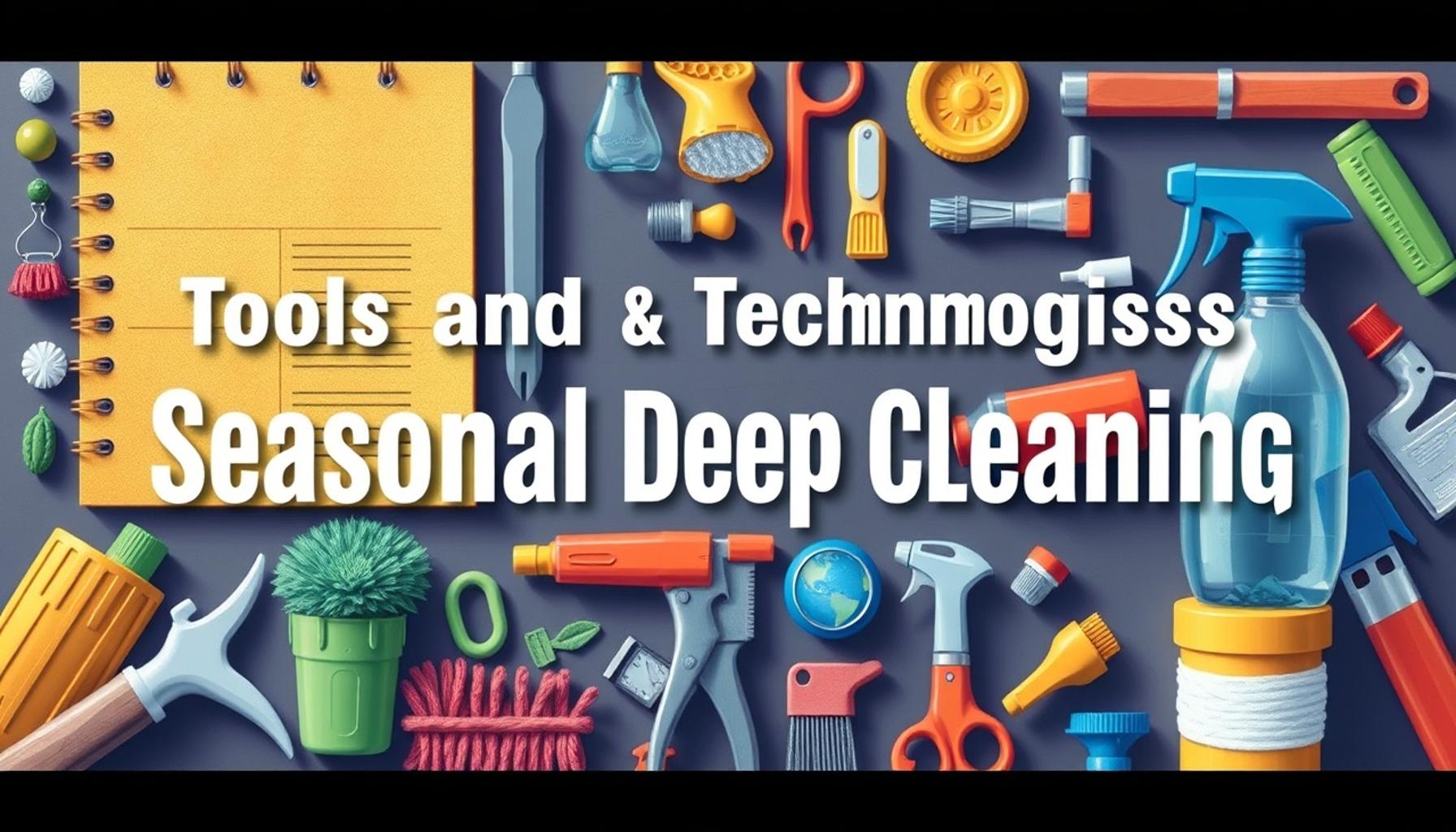 Essential Tools and Techniques for Effective Seasonal Deep Cleaning