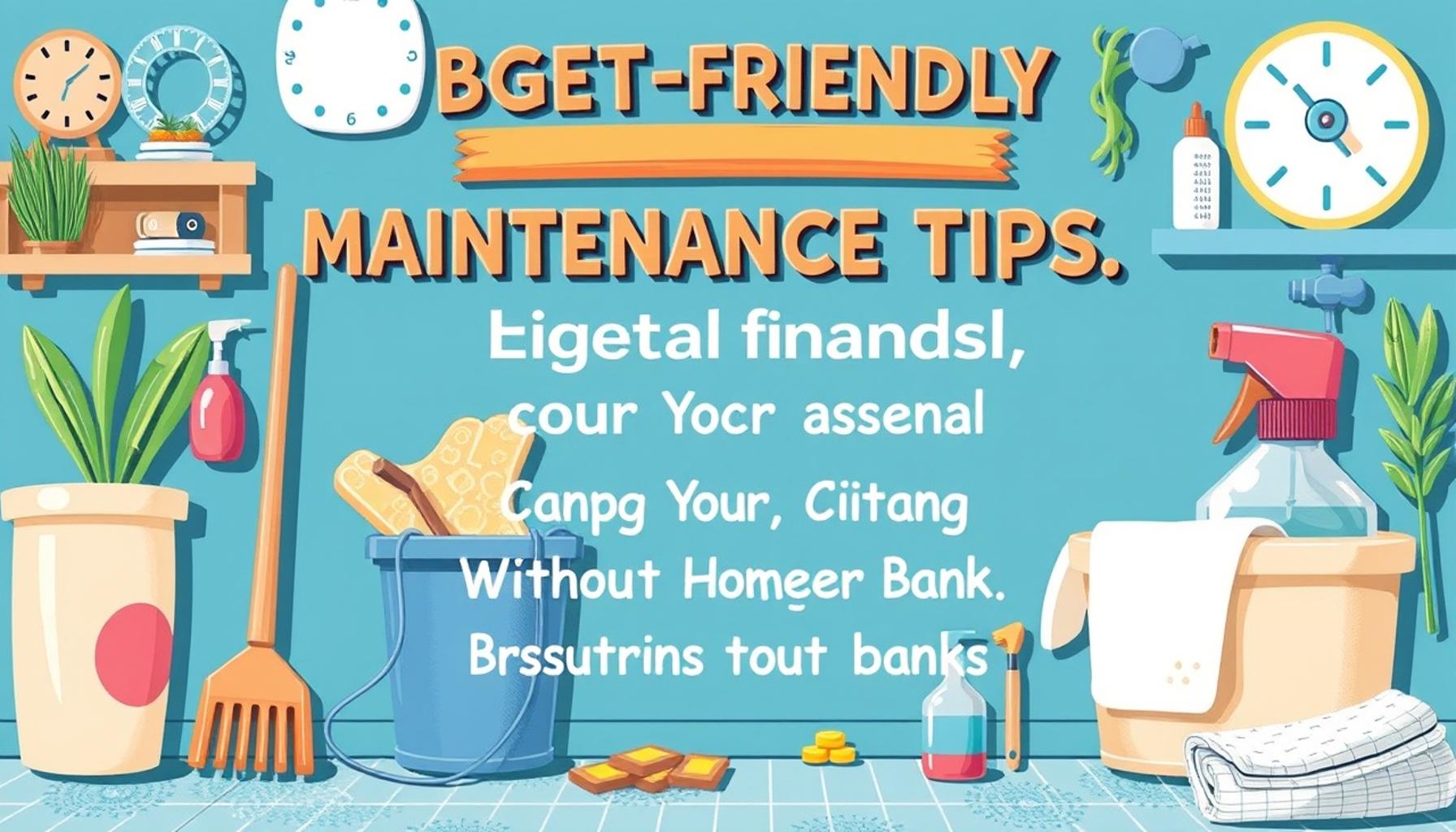 Budget-Friendly Maintenance Tips: Keeping Your Home Clean Without Breaking the Bank
